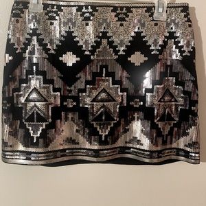 COPY - Express Aztec Sequin Skirt